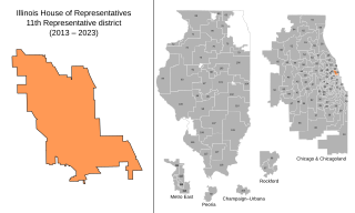 <span class="mw-page-title-main">Illinois's 11th House of Representatives district</span> American legislative district