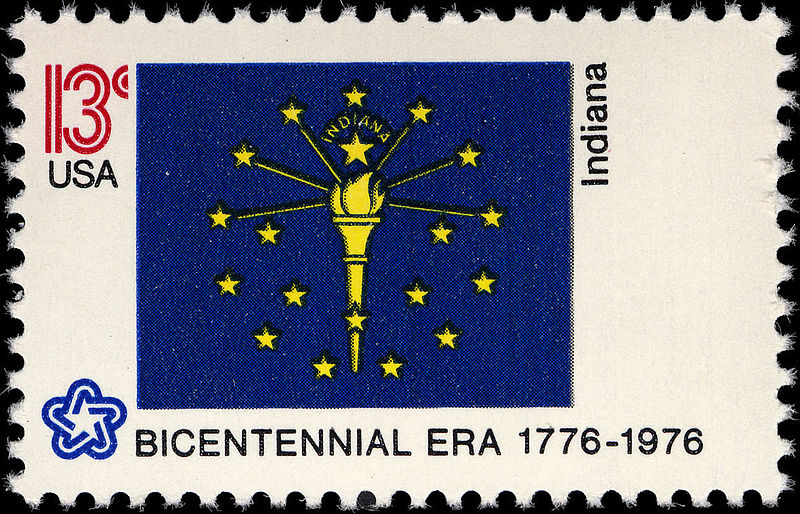 File:Indiana Bicentennial 13c 1976 issue.jpg