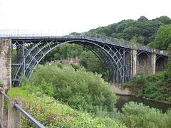 The Iron Bridge over the River Severn, Shropshire, England, UK (1779)