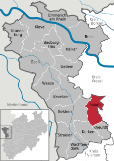 Issum Municipality in North Rhine-Westphalia, Germany