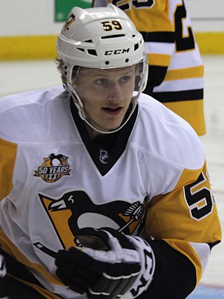 <span class="mw-page-title-main">Jake Guentzel</span> American ice hockey player