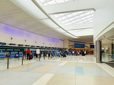 John Glenn Columbus International Airport departure level