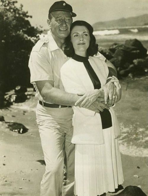 With John Wayne in Donovan's Reef (1963)