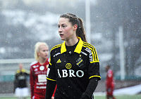 Juliette Kemppi en enero de 2015 durante un partido del AIK Solna