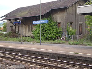 Bahnhof Königshofen, 2013