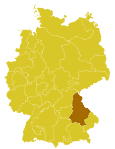 Map of Regensburg Diocese
