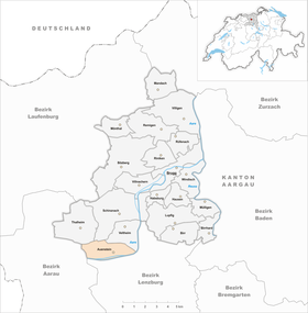 Karte von Auenstein