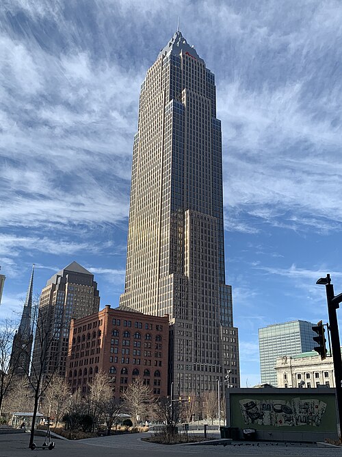 Key Tower is the tallest skyscraper in the Midwest outside of Chicago