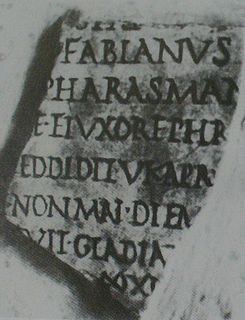 <i>Fasti Ostienses</i> Calendar of Roman magistrates and events from 49 BC to AD 175