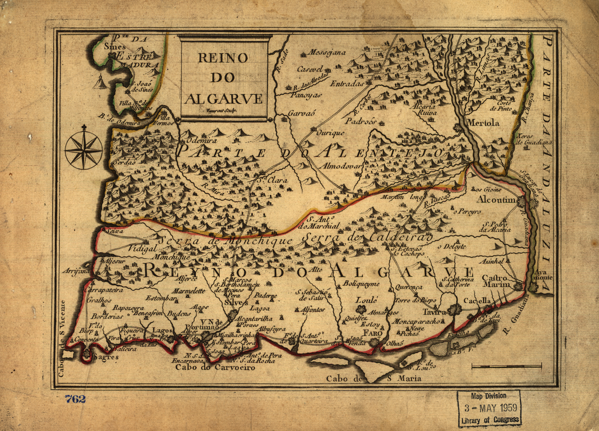 IMPORTANTE MAPA DO REINO DE PORTUGAL (SÉC. XVIII) - Leiloeira Serralves