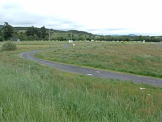 The Dell, Kingussie sports venue in Highland, Scotland, UK