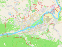 Mapa lokalizacyjna Krasnojarska