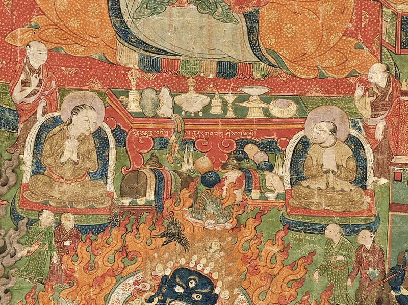 File:Kunga Tashi and Incidents from His Life (Abbot of Sakya Monastery, 1688-1711) LACMA M.83.105.16 (7 of 8).jpg