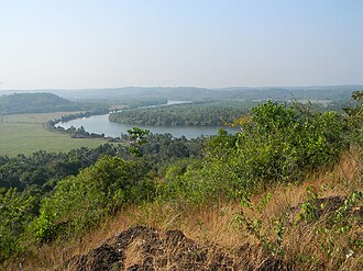 Kuppam river from the Mangalasssery Hills Kuppam river.JPG