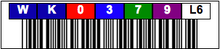 An example of an LTO-6 label LTO-6 sample label.png
