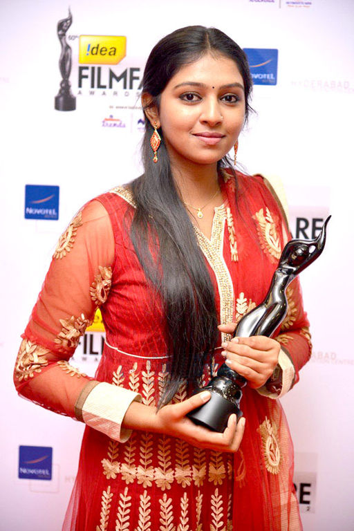 Lakshmi Menon at 60th South Filmfare Awards 2013