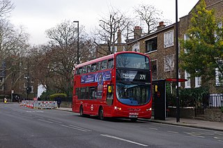 <span class="mw-page-title-main">London Buses route 271</span> Former London bus route