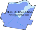 2002 Ville de La Baie devient l'Arrondissement de La Baie de Saguenay à la suite de sa fusion avec les municipalités de Chicoutimi, Jonquière, Laterrière, Shipshaw, Lac-Kénogami et Canton-Tremblay.