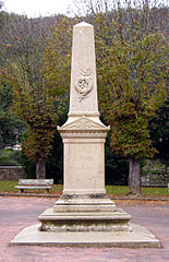 Le monument aux morts cantonal de la Guerre franco-allemande de 1870.
