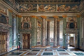 The Hall of Perspective from Villa Farnesina (Rome), by Baldassare Peruzzi, 1505-1510