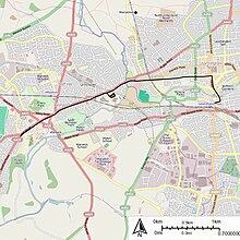 Map of the route of the Leamington and Warwick Tramway Leamington & Warwick Tramways & Omnibus Company.jpg