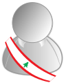 Représentation de l’ancienne écharpe présidentielle du Liban[3]