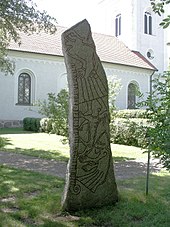 The Ledberg stone at Ledberg Church, Ostergotland
, Sweden Ledbergsstenen 2.jpg