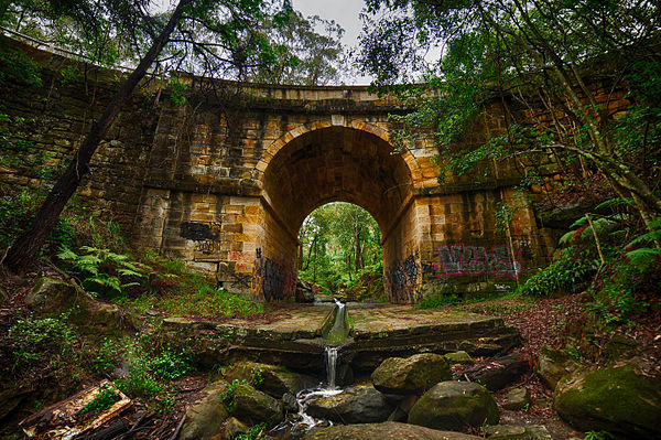 The oldest surviving stone arch bridge on the Australian mainland