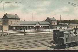 La gare vers 1900.