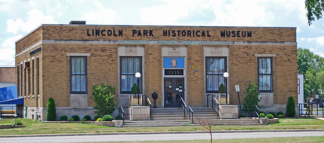 Lincoln Park Post Office, now the historical museum
