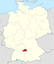 Locator map AA in Germany.svg