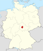 ドイツにおけるゴータ郡の位置