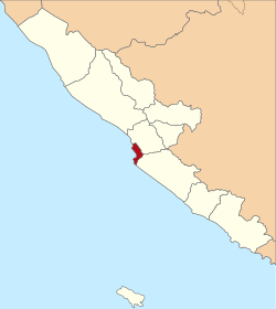 vị trí của Bengkulu tại Indonesia