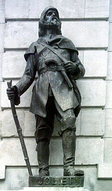 Louis Jollietin patsas Quebecin parlamenttitalon edessä