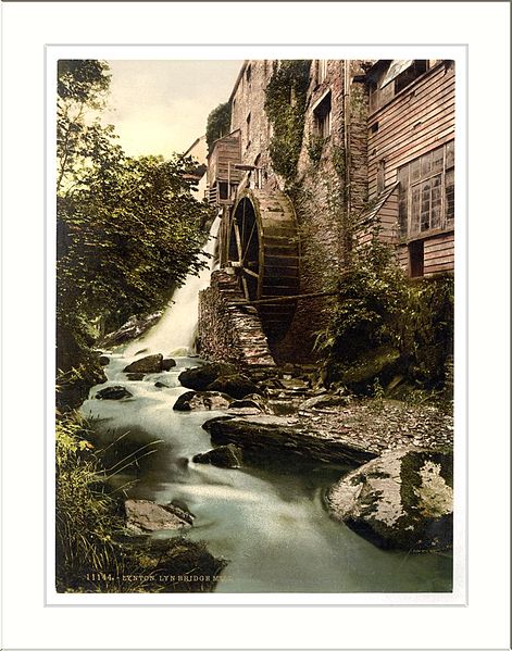 File:Lyn. Mill East Lyn Lynton and Lynmouth England.jpg