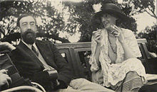 Lytton Strachey und Virginia Woolf, Foto von Ottoline Morrell, 1923