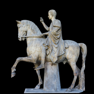 M.Nonius Balbus Nuceria equestrian Statue MANN