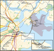 MBTA's "Bus rapid transit (disputed)" routes in Boston