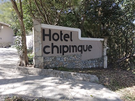 Entrance to Hotel Chipinque