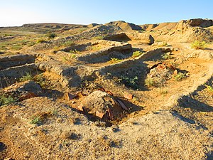 Mughan Babazanly archaeological site in Garadagh district Photograph: Uzeyir A Mikayil Licensing: CC-BY-SA-4.0