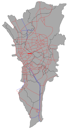 Magsaysay Boulevard route map.svg