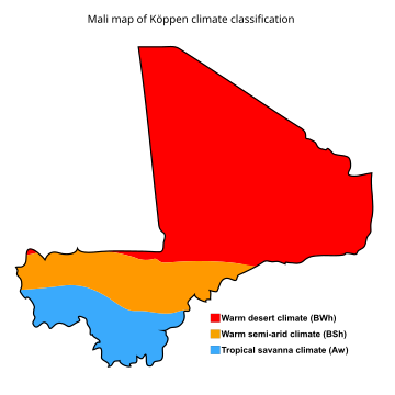 File:Mali map of Köppen climate classification.svg