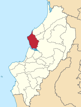 Localização do Cantão de San Vicente