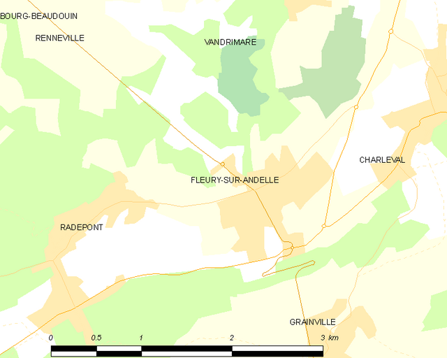 Fleury-sur-Andelle só͘-chāi tē-tô͘ ê uī-tì