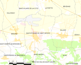 Saint-Étienne-de-Saint-Geoirs - Localizazion