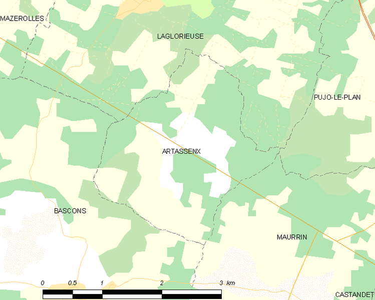 File:Map commune FR insee code 40012.png