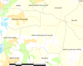 Poziția localității Saint-Georges-sur-Allier