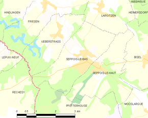 Poziția localității Seppois-le-Bas