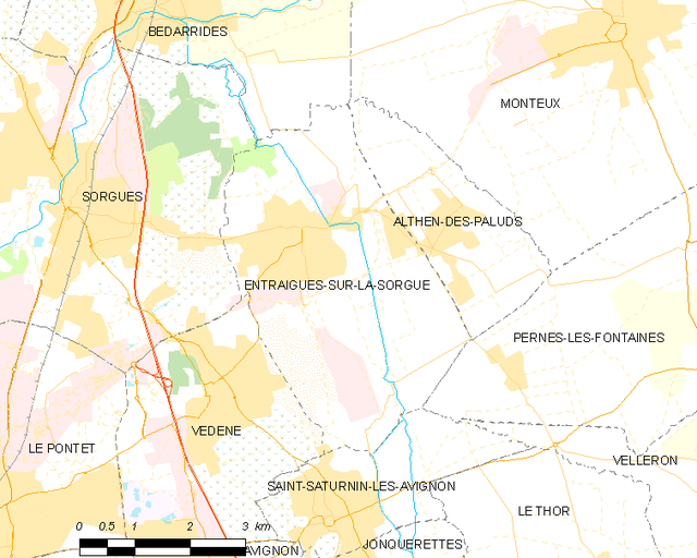 Entraigues-sur-la-Sorgue só͘-chāi tē-tô͘ ê uī-tì