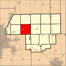 Map highlighting Metamora Township, Woodford County, Illinois.svg